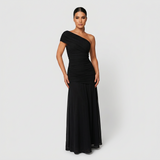 Elegantiška Ilga Suknelė (Juoda)