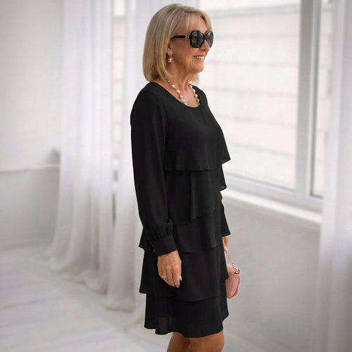 Elegantiška Ruffle Suknelė Patogiam Dėvėjimui