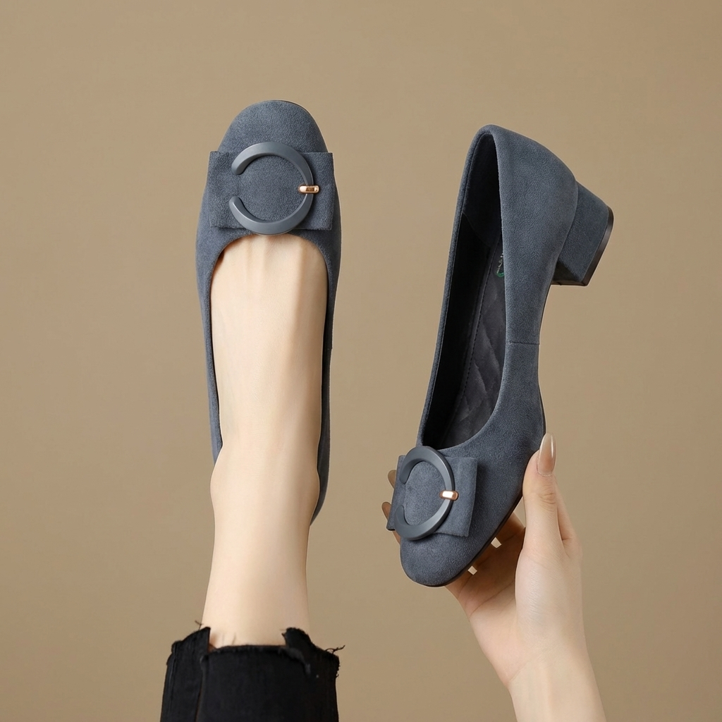 Rožiniai Suede Batai