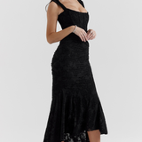 Stilinga Maxi Suknelė (Mėlyna)