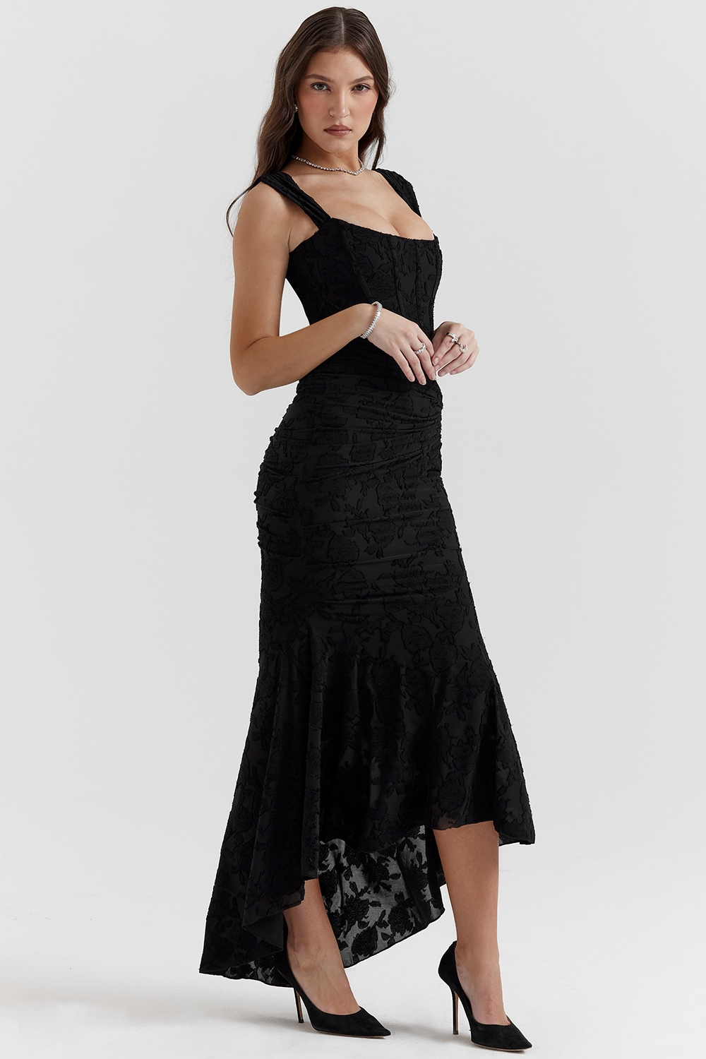 Stilinga Maxi Suknelė (Mėlyna)