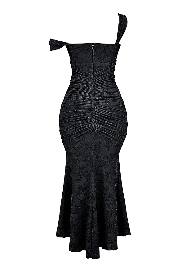 Stilinga Maxi Suknelė (Mėlyna)