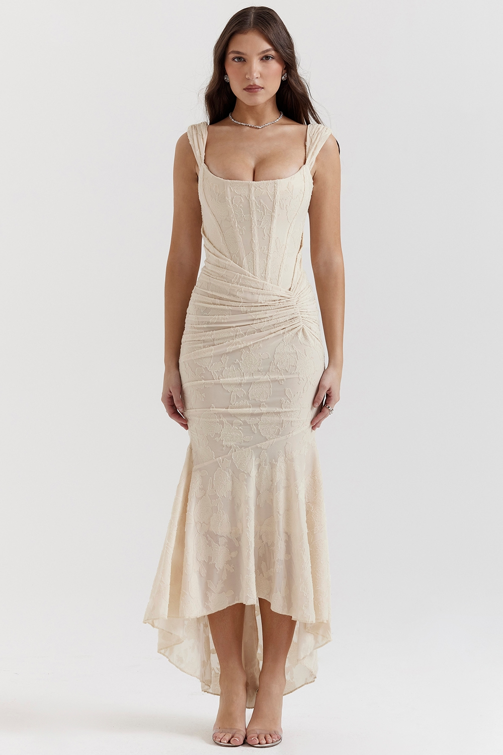 Stilinga Maxi Suknelė (Mėlyna)