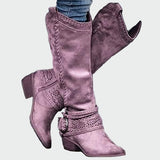 Vintage Leather Cowboy Boots