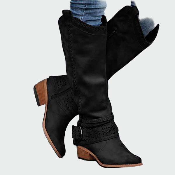 Vintage Leather Cowboy Boots