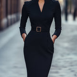 Elegantiška Juoda Suknelė