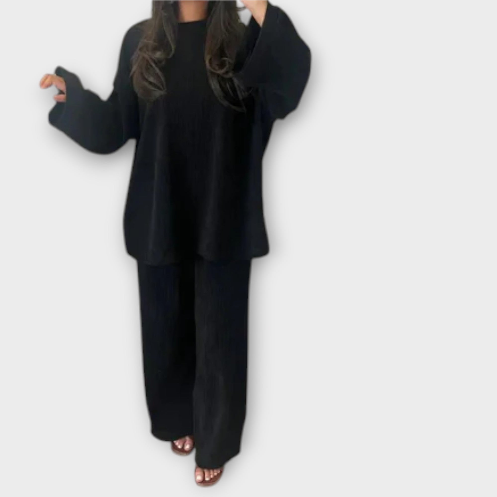 Plus Size Ribbed Set