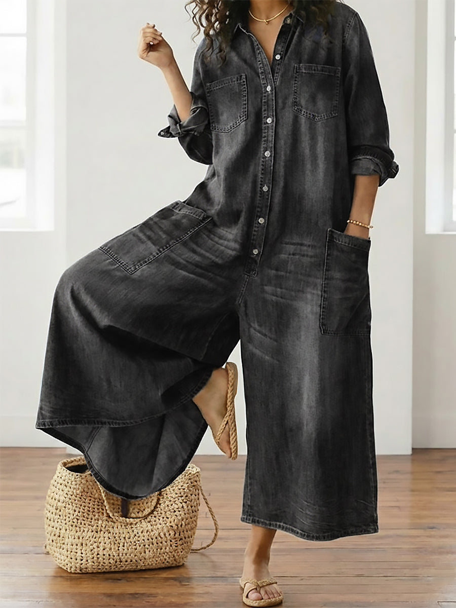 Džinsinis Jumpsuit