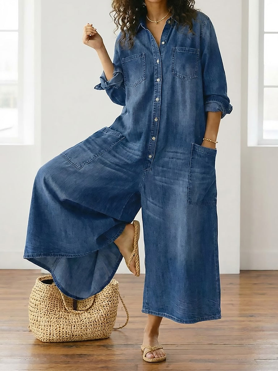 Džinsinis Jumpsuit