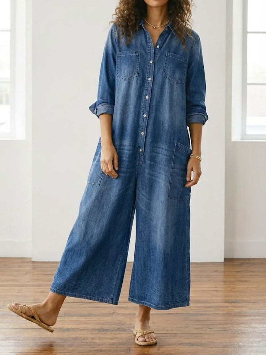 Džinsinis Jumpsuit