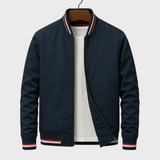 Striped Bomber Jacket