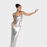 Sparkling Silver - Evening Dress