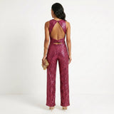 Šventinis Blizgantis Jumpsuit