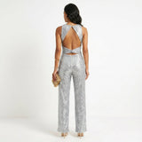 Šventinis Blizgantis Jumpsuit
