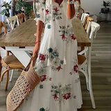 Bohemian Style Midi Dress